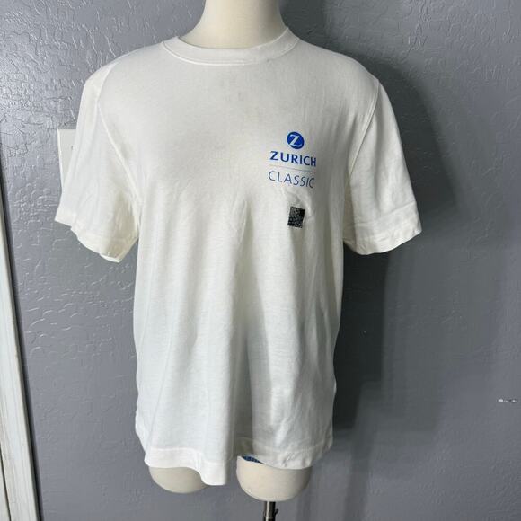 Abercrombie and Fitch Zurich Classic of New Orleans Graphic Tee, Cream, M - Picture 1 of 5